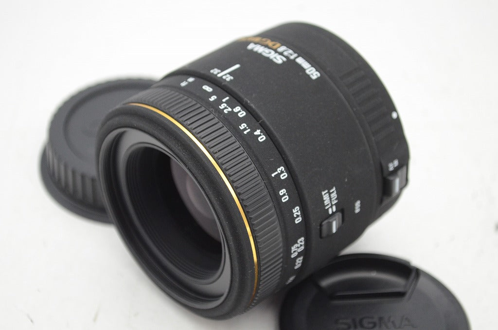 良品 SIGMA シグマ 50mm F2.8 EX DG MACRO Canon キヤノン EFマウント 単焦点レンズ 250911m