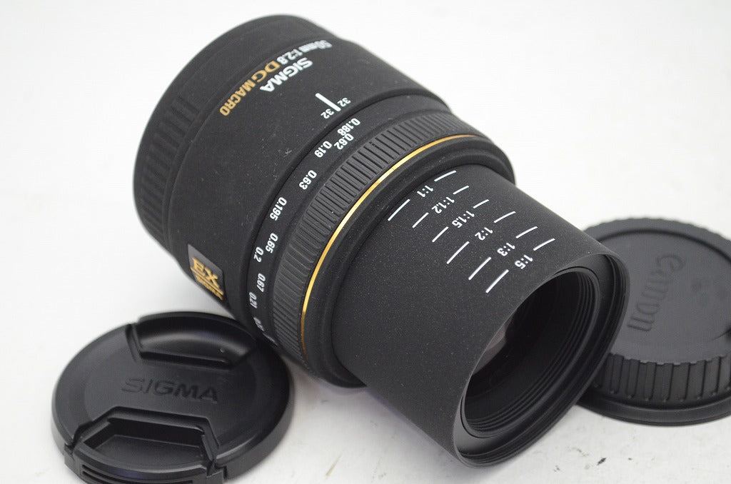 良品 SIGMA シグマ 50mm F2.8 EX DG MACRO Canon キヤノン EFマウント 単焦点レンズ 250911m
