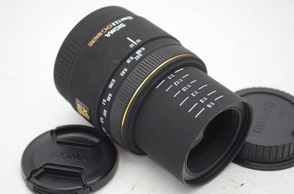 良品 SIGMA シグマ 50mm F2.8 EX DG MACRO Canon キヤノン EFマウント 単焦点レンズ 250911m