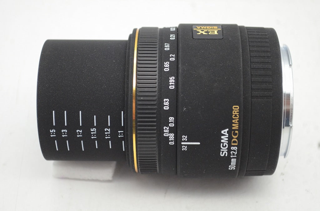 良品 SIGMA シグマ 50mm F2.8 EX DG MACRO Canon キヤノン EFマウント 単焦点レンズ 250911m