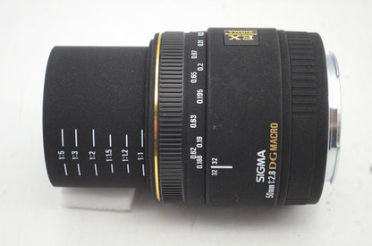 良品 SIGMA シグマ 50mm F2.8 EX DG MACRO Canon キヤノン EFマウント 単焦点レンズ 250911m