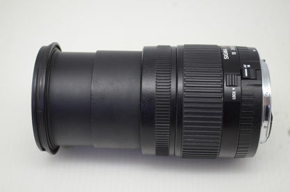 良品 SIGMA シグマ 18-125mm F3.5-5.6 DC Canon キヤノン EFマウント APS-C ズームレンズ フード付 251107e