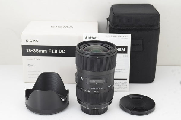 良品 SIGMA シグマ Art 18-35mm F1.8 DC HSM Nikon ニコン Fマウント APS-C 元箱付 240405j