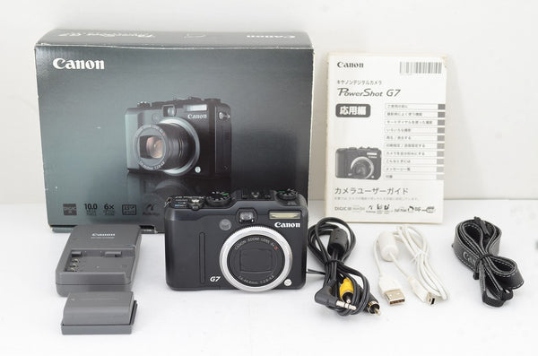 良品 Canon キヤノン PowerShot G7 コンパクトデジタルカメラ 元箱付 240405o