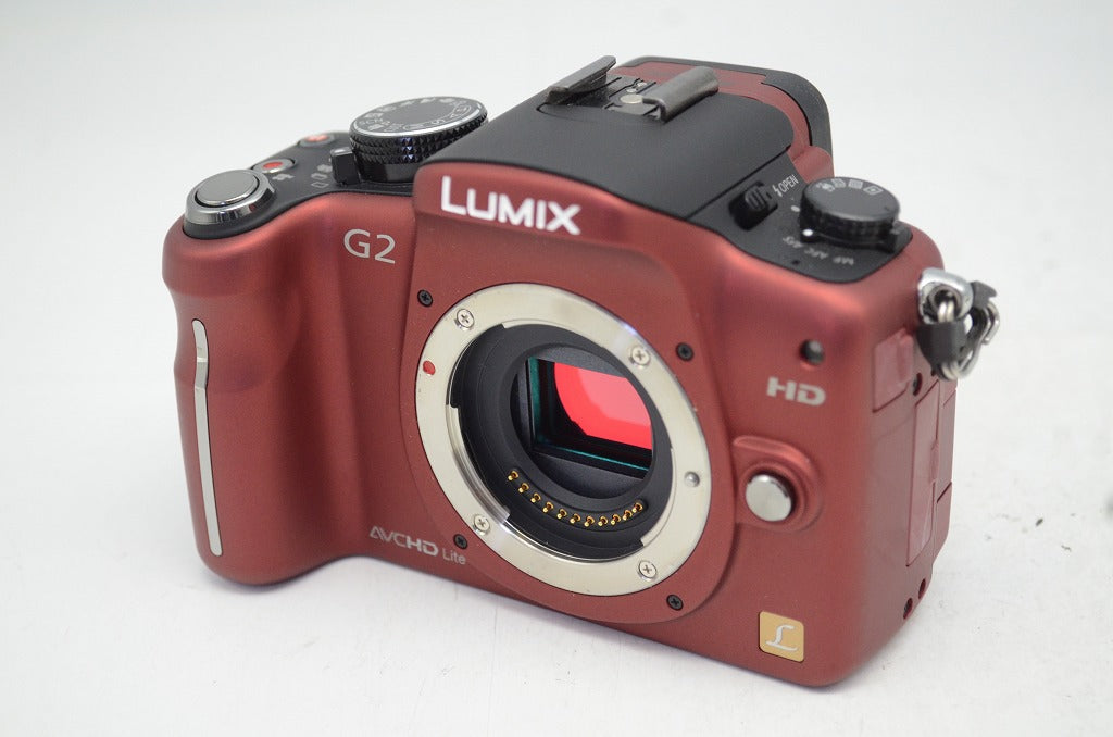 Panasonic パナソニック LUMIX DMC-G2 ボディ ミラーレス一眼カメラ レッド 250910k