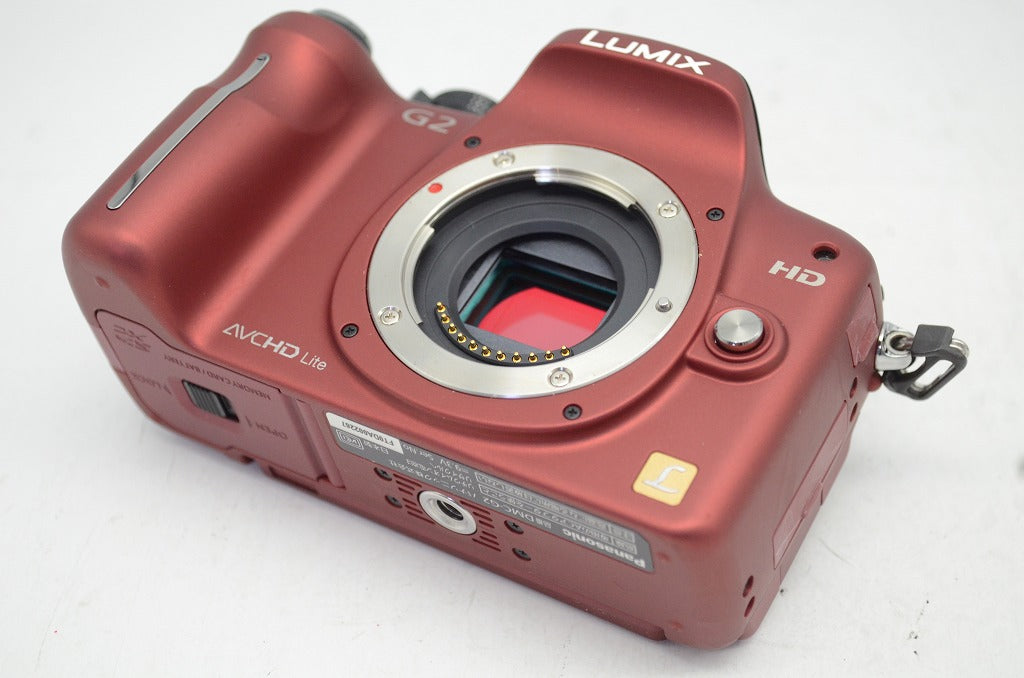 Panasonic パナソニック LUMIX DMC-G2 ボディ ミラーレス一眼カメラ レッド 250910k