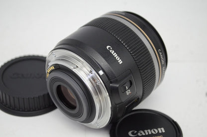 Canon キヤノン EF-S 60mm F2.8 MACRO USM APS-C 単焦点レンズ フード ポーチ付 250910j