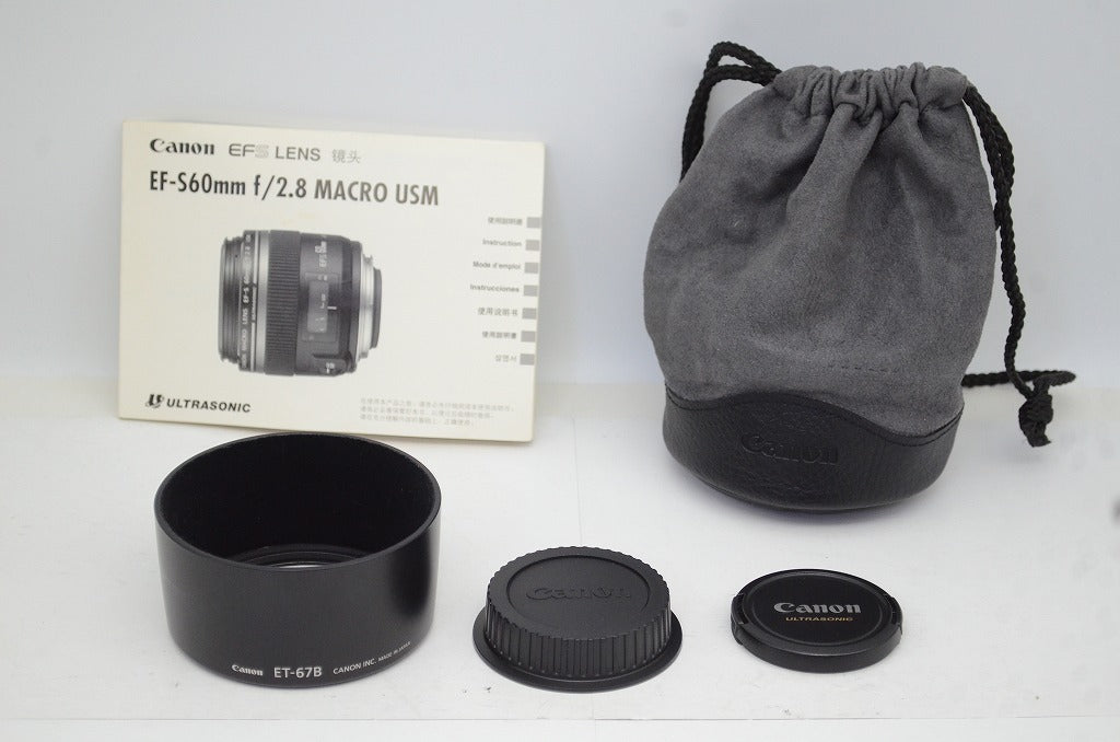Canon キヤノン EF-S 60mm F2.8 MACRO USM APS-C 単焦点レンズ