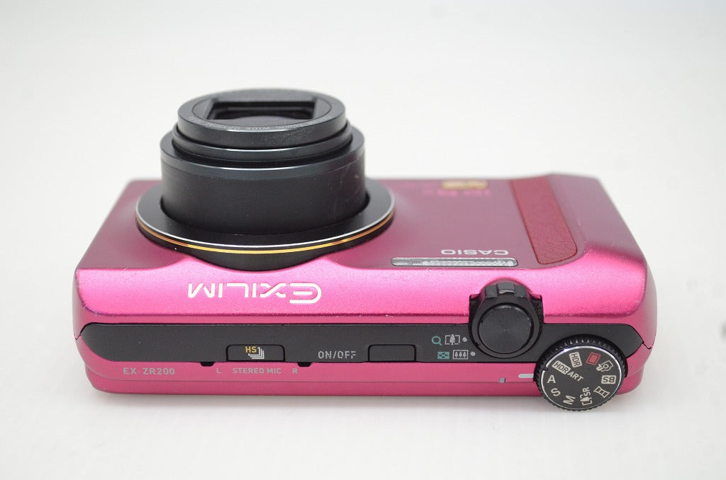 訳あり品 CASIO カシオ HIGH SPEED EXILIM EX-ZR200 コンパクトデジタルカメラ レッド 251117q