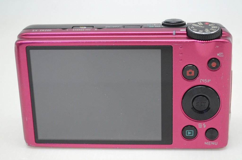 訳あり品 CASIO カシオ HIGH SPEED EXILIM EX-ZR200 コンパクトデジタルカメラ レッド 251117q
