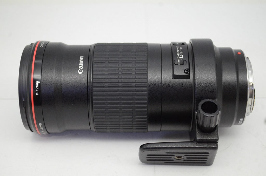 良品 Canon キヤノン EF 180mm F3.5L MACRO USM フルサイズ フード付 250911p