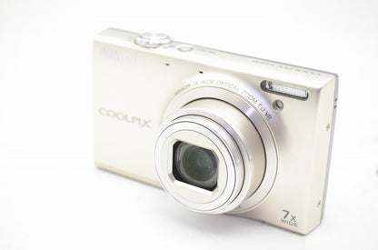 訳あり品 Nikon ニコン COOLPIX S6100 コンパクトデジタルカメラ シルバー 250912h