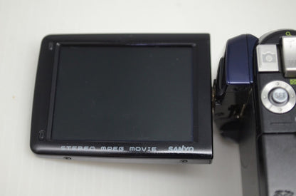 SANYO サンヨー Xacti DMX-CG6 デジタルビデオカメラ ネイビー 251118c