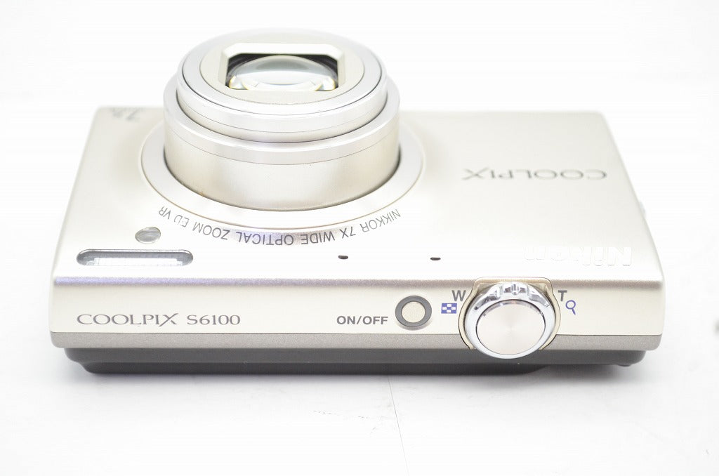 訳あり品 Nikon ニコン COOLPIX S6100 コンパクトデジタルカメラ シルバー 250912h