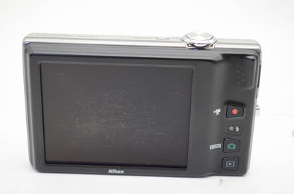 訳あり品 Nikon ニコン COOLPIX S6100 コンパクトデジタルカメラ シルバー 250912h