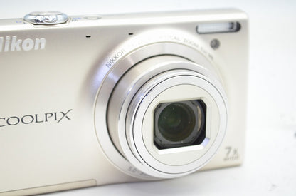 訳あり品 Nikon ニコン COOLPIX S6100 コンパクトデジタルカメラ シルバー 250912h