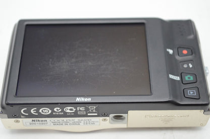 訳あり品 Nikon ニコン COOLPIX S6100 コンパクトデジタルカメラ シルバー 250912h