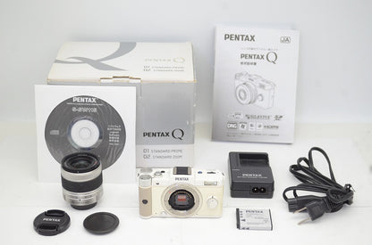 良品 PENTAX Q ズームレンズキット 標準ズーム 02 STANDARD ZOOM ミラーレス 元箱付 250820ma