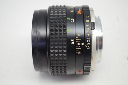 MINOLTA ミノルタ MC ROKKOR PG 50mm F1.4 SR/MDマウント 単焦点レンズ 250916r