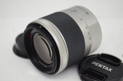 良品 PENTAX ペンタックス 06 TELEPHOTO ZOOM 15-45mm F2.8 ズームレンズ シルバー 元箱付 250820ap
