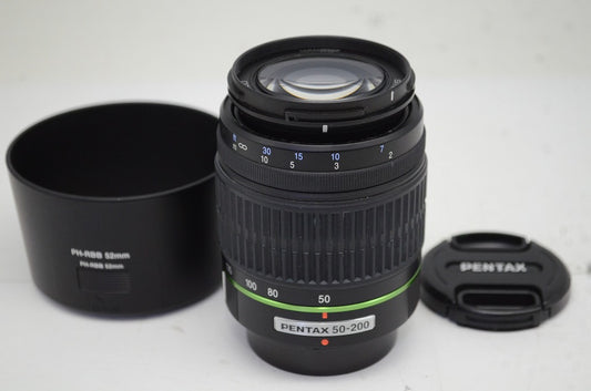 訳あり品 ペンタックス smc PENTAX DA 50-200mm F4-5.6 ED APS-C ズームレンズ フード付 250915n