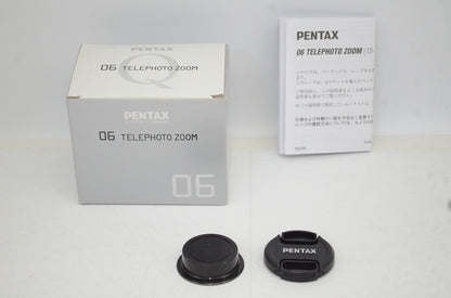良品 PENTAX ペンタックス 06 TELEPHOTO ZOOM 15-45mm F2.8 ズームレンズ シルバー 元箱付 250820ap