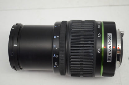 訳あり品 ペンタックス smc PENTAX DA 50-200mm F4-5.6 ED APS-C ズームレンズ フード付 250915n