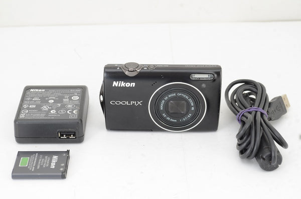 Nikon ニコン COOLPIX S5100 コンパクトデジタルカメラ ブラック 240416e