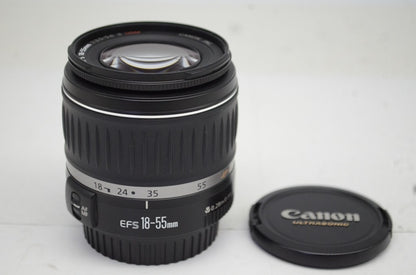 Canon キヤノン EF-S 18-55mm F3.5-5.6 II USM APS-C ズームレンズ 250915t
