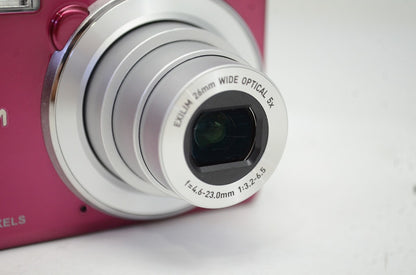 良品 CASIO カシオ EXILIM EX-ZS12 コンパクトデジタルカメラ ピンク 250912i