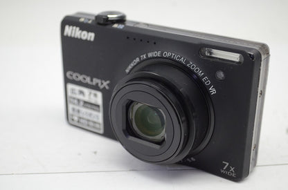 Nikon ニコン COOLPIX S6000 コンパクトデジタルカメラ ブラック 元箱付 250915c