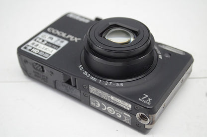 Nikon ニコン COOLPIX S6000 コンパクトデジタルカメラ ブラック 元箱付 250915c