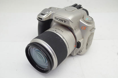 SONY ソニー α300 + DT 18-70mm レンズキット デジタル一眼レフカメラ シルバー 250917a