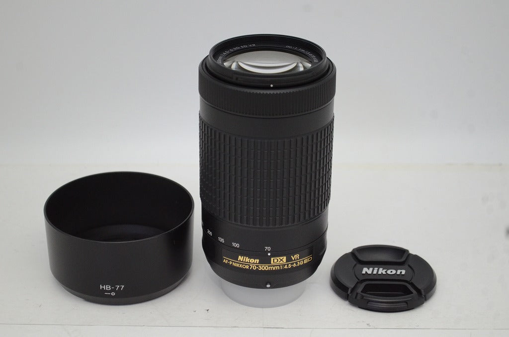 美品 Nikon ニコン AF-P DX NIKKOR 70-300mm F4.5-6.3G ED VR APS-C ズームレンズ 250912k