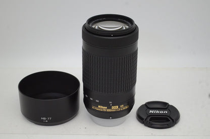 美品 Nikon ニコン AF-P DX NIKKOR 70-300mm F4.5-6.3G ED VR APS-C ズームレンズ 250912k