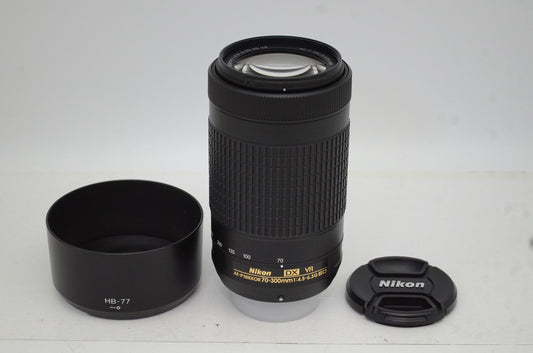 美品 Nikon ニコン AF-P DX NIKKOR 70-300mm F4.5-6.3G ED VR APS-C ズームレンズ 250912k