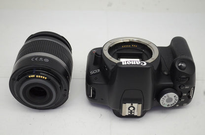 Canon EOS Kiss X3 レンズキット EF-S 18-55mm F3.5-5.6 IS デジタル一眼レフカメラ 元箱付 250912j