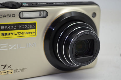 CASIO カシオ EXILIM EX-ZR15 コンパクトデジタルカメラ ゴールド 250917b