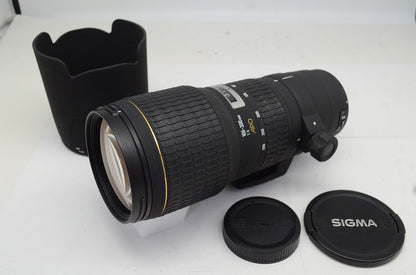 訳あり品 SIGMA シグマ APO 100-300mm F4 EX HSM IF Canon EFマウント ズームレンズ フード付 250915v