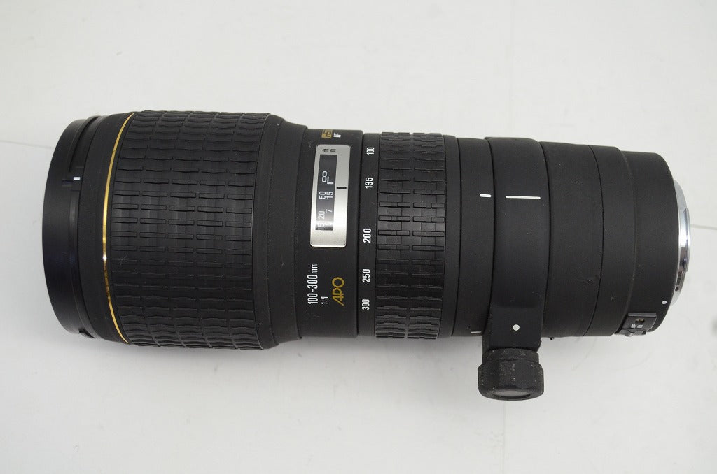訳あり品 SIGMA シグマ APO 100-300mm F4 EX HSM IF Canon EFマウント ズームレンズ フード付 250915v