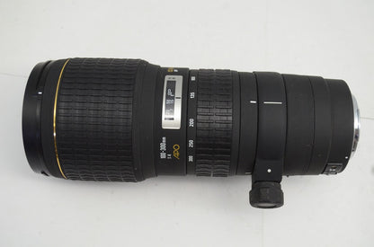 訳あり品 SIGMA シグマ APO 100-300mm F4 EX HSM IF Canon EFマウント ズームレンズ フード付 250915v