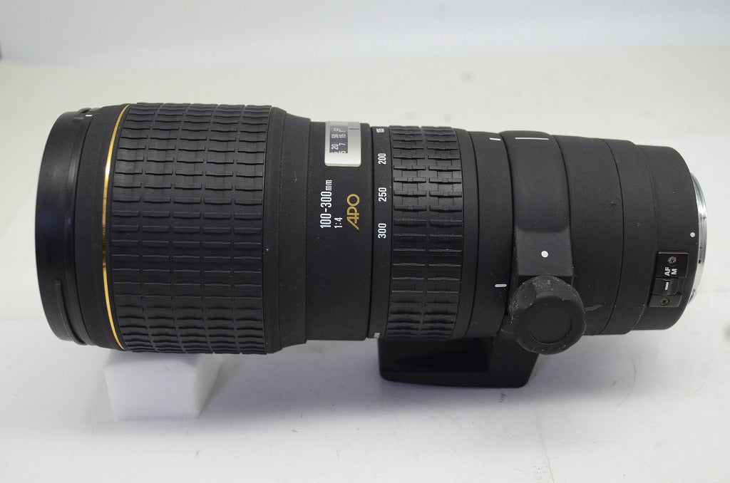 訳あり品 SIGMA シグマ APO 100-300mm F4 EX HSM IF Canon EFマウント ズームレンズ フード付 250915v