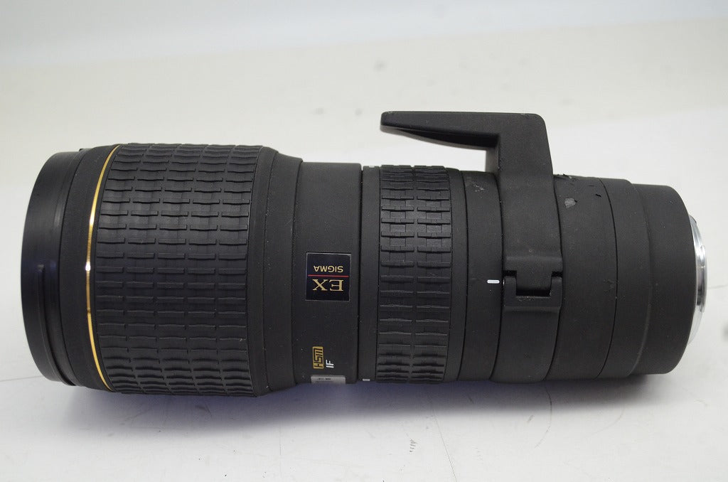 訳あり品 SIGMA シグマ APO 100-300mm F4 EX HSM IF Canon EFマウント ズームレンズ フード付 250915v