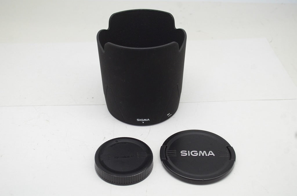訳あり品 SIGMA シグマ APO 100-300mm F4 EX HSM IF Canon EFマウント ズームレンズ フード付 250915v