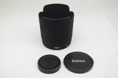 訳あり品 SIGMA シグマ APO 100-300mm F4 EX HSM IF Canon EFマウント ズームレンズ フード付 250915v