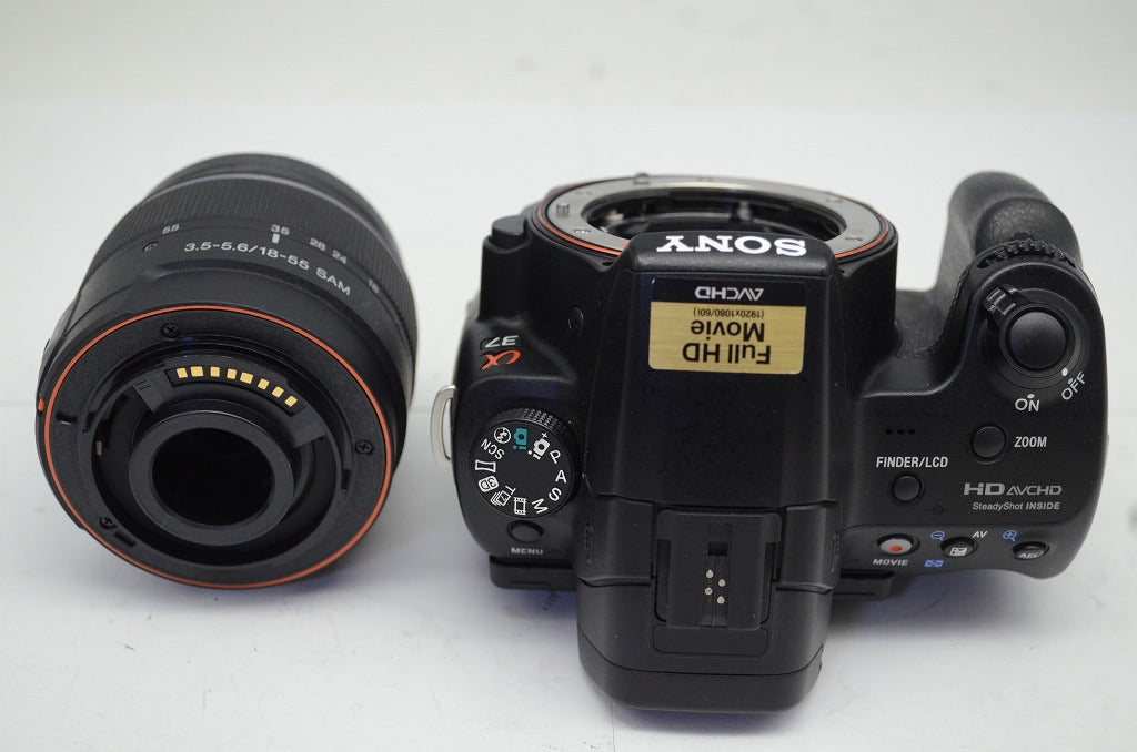 良品 SONY ソニー SLT-A37Y ダブルズームレンズキット デジタル一眼レフカメラ 元箱付 250917c