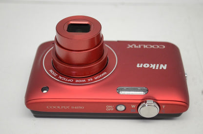 良品 Nikon COOLPIX S4150 ニコン コンパクトデジタルカメラ レッド 元箱付 250917d