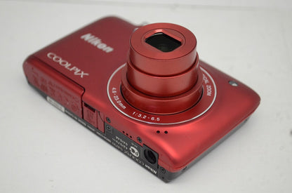 良品 Nikon COOLPIX S4150 ニコン コンパクトデジタルカメラ レッド 元箱付 250917d