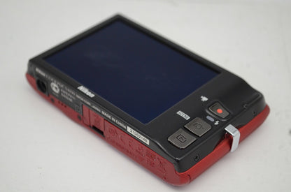 良品 Nikon COOLPIX S4150 ニコン コンパクトデジタルカメラ レッド 元箱付 250917d