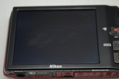 良品 Nikon COOLPIX S4150 ニコン コンパクトデジタルカメラ レッド 元箱付 250917d